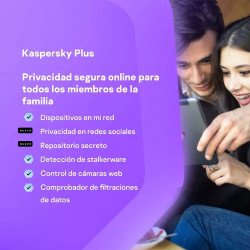 Kaspersky Plus 10 Dispositivos 5 Cuentas KPM 1 año Base Descarga electronica