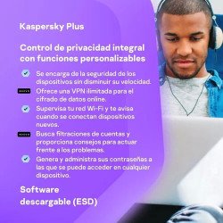 Kaspersky Plus 10 Dispositivos 5 Cuentas KPM 1 año Base Descarga electronica