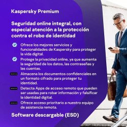 Kaspersky Premium + Customer Support 10 Dispositivos 5 Cuentas KPM 1 año Base Descarga electronica