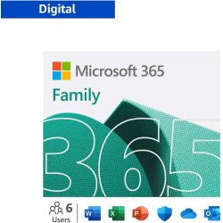 Microsoft 365 Family AllLng EM Sub PK Lic 15 Mo Onln LatAmOnly DwnLd Ext - Base License - 1 active user