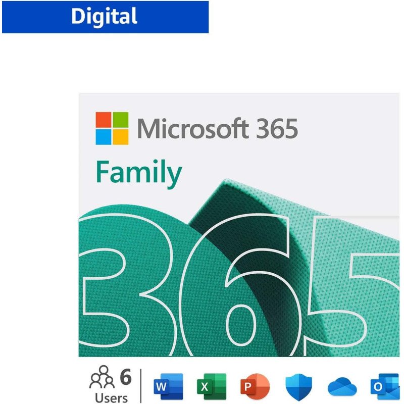 Microsoft 365 Family AllLng EM Sub PK Lic 15 Mo Onln LatAmOnly DwnLd Ext - Base License - 1 active user