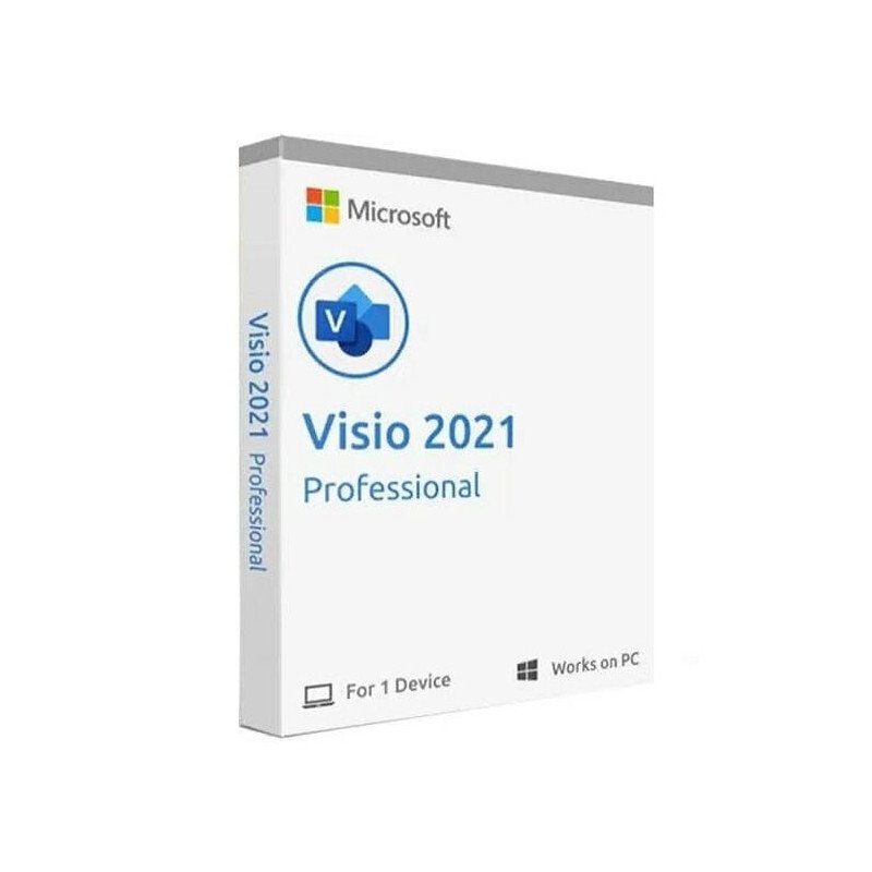 Microsoft Visio Professional 2021 - Licencia - 1 PC