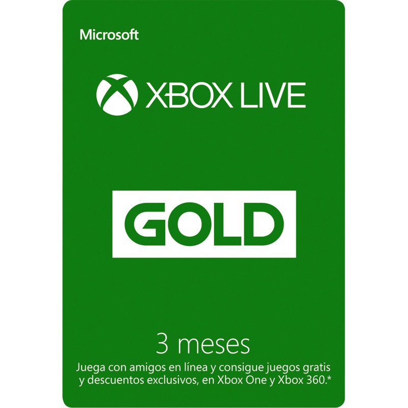 XBOX LIVE 3 MONTH GOLD REST OF LATAM ONLINE ESD R17