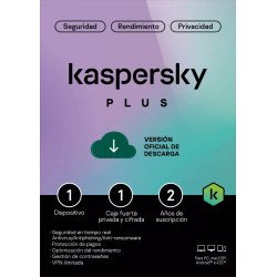 Kaspersky Plus 1 Dispositivo 1 Cuenta KPM 2 años Base Descarga electronica